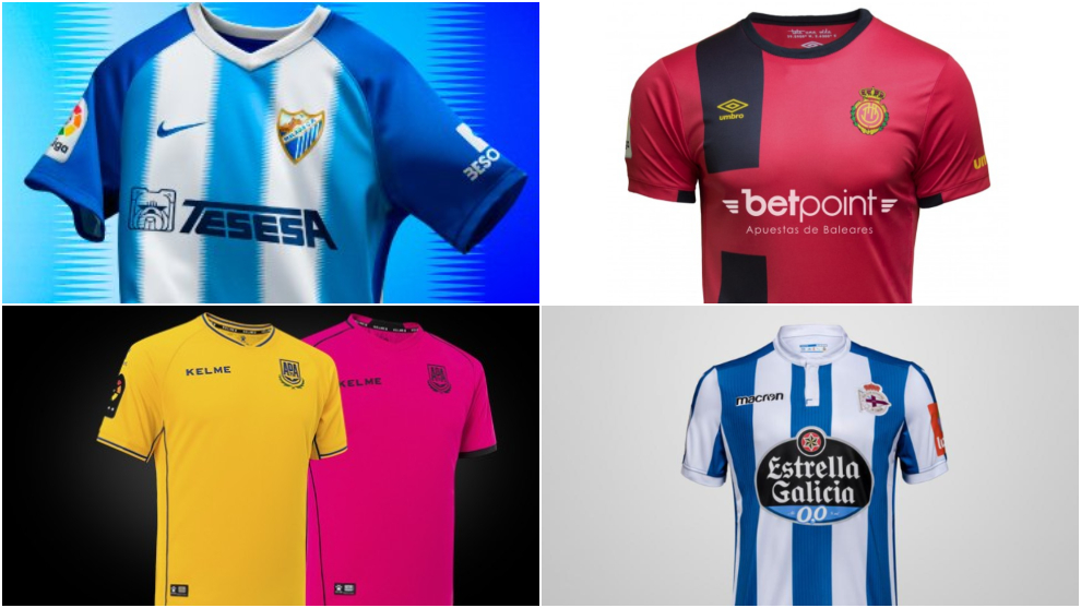 las equipaciones de la Liga 123 para la temporada 2018-19 - Te presentamos todas las camisetas que usarán los... | MARCA.com