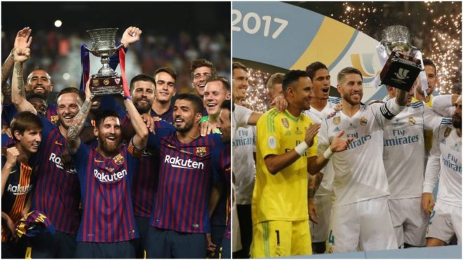 FC Barcelona and Real Madrid