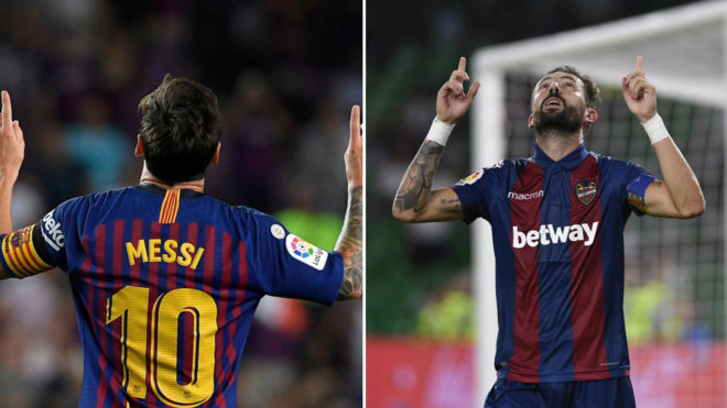 22 puntos de Messi, por 21 de Morales en la primera jornada de LaLiga...