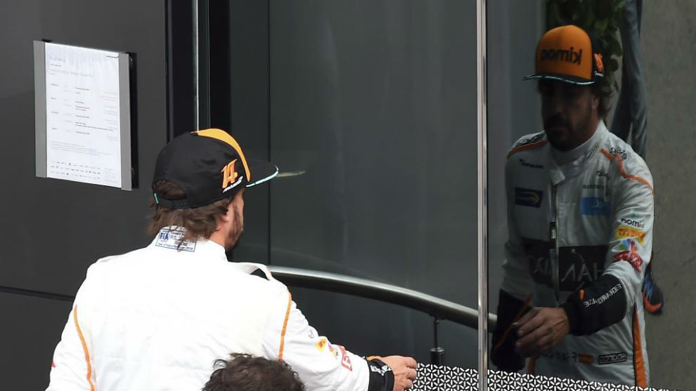 Fernando Alonso at the Belgian Grand Prix