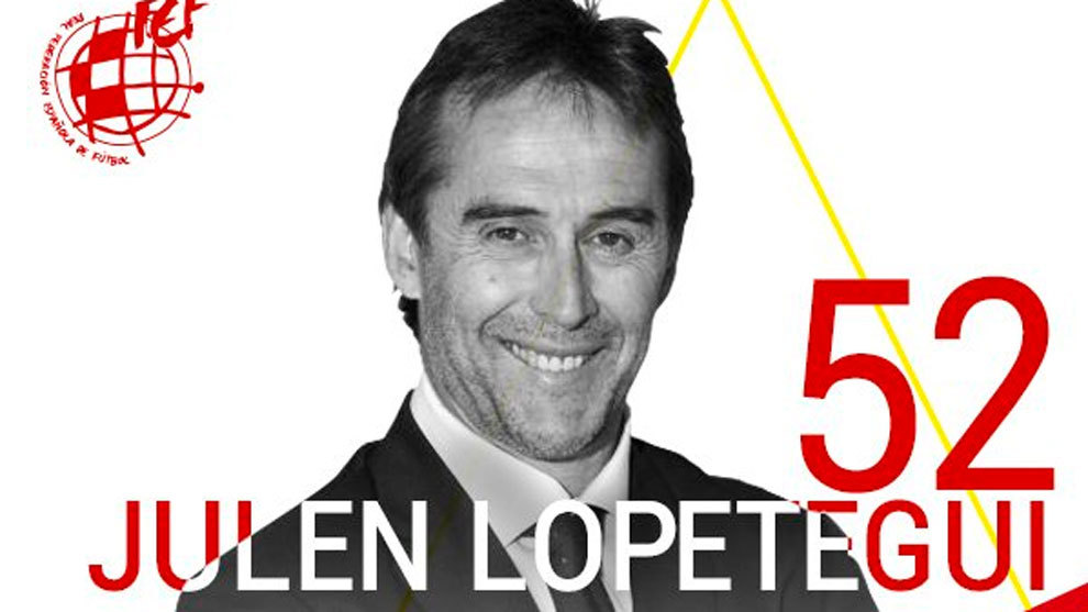RFEF wish Lopetegui a happy birthday