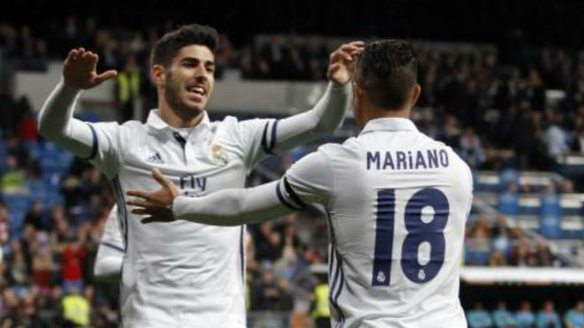 Marco Asensio and Mariano Diaz