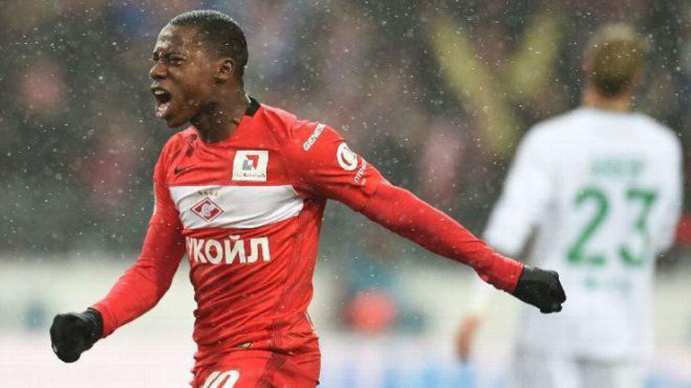 Quincy Promes, of Spartak Moscow