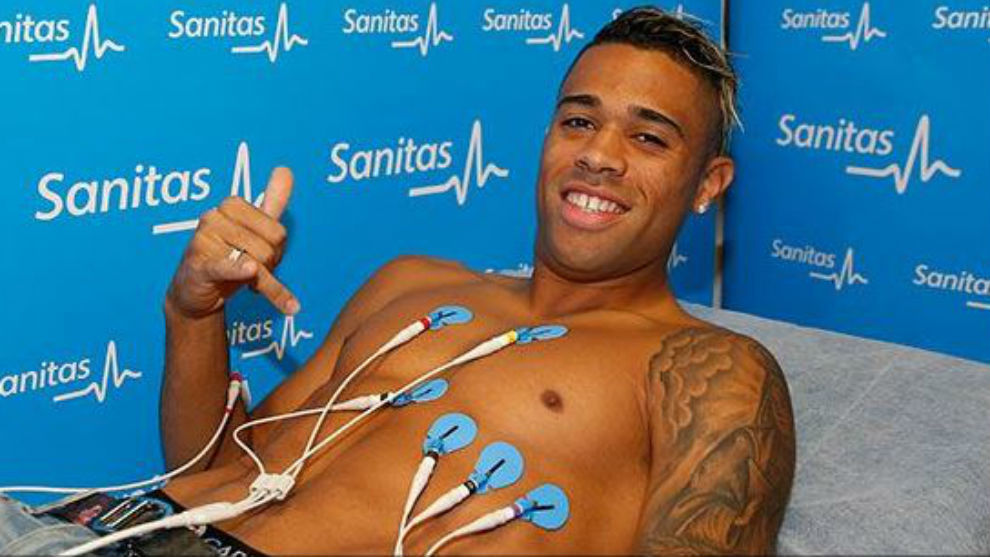 Mariano, undergoing his Real Madrid medical