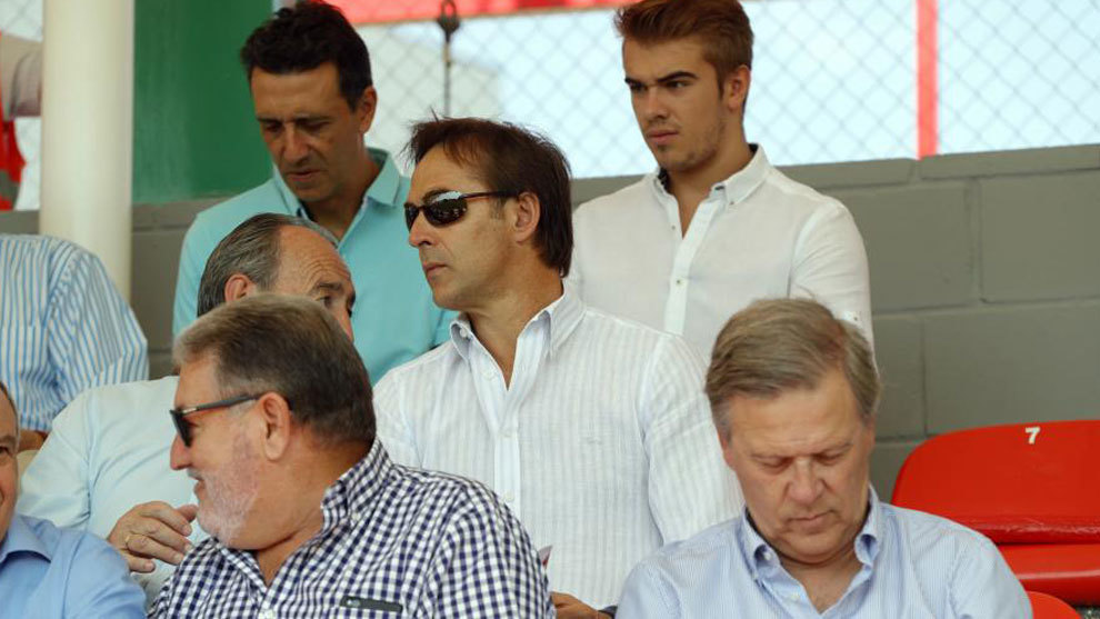 Lopetegui watches Vinicius play for Real Madrid Castilla