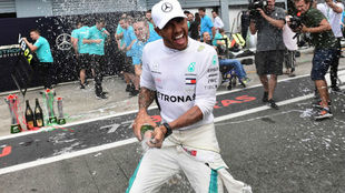 Lewis Hamilton, en Monza