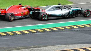 Hamilton pasa a Vettel.