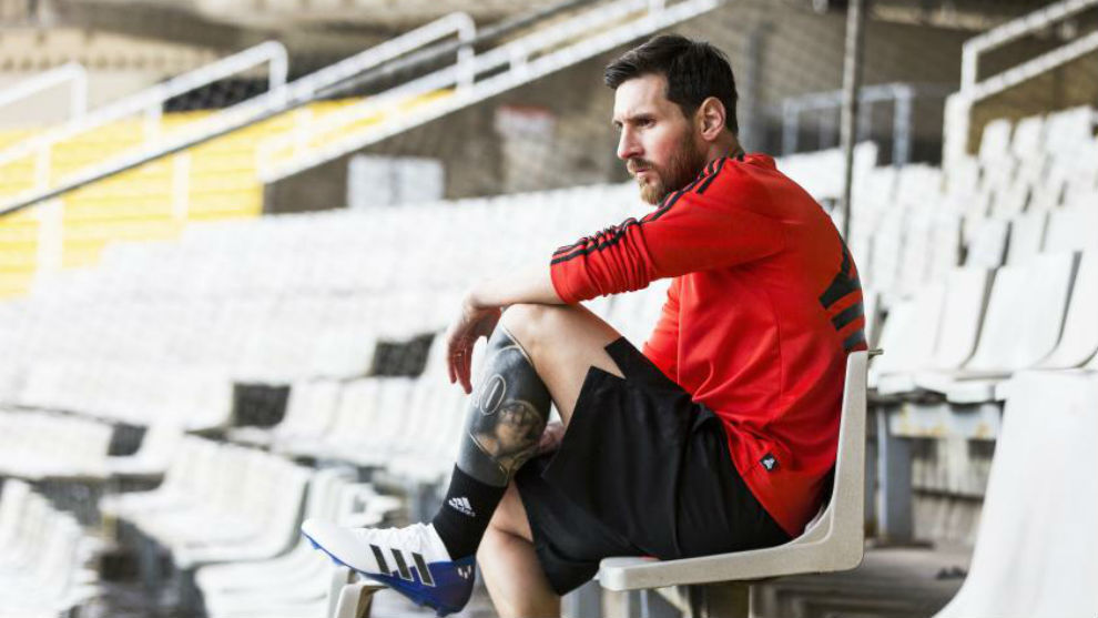 Messi, en una imagen de Adidas