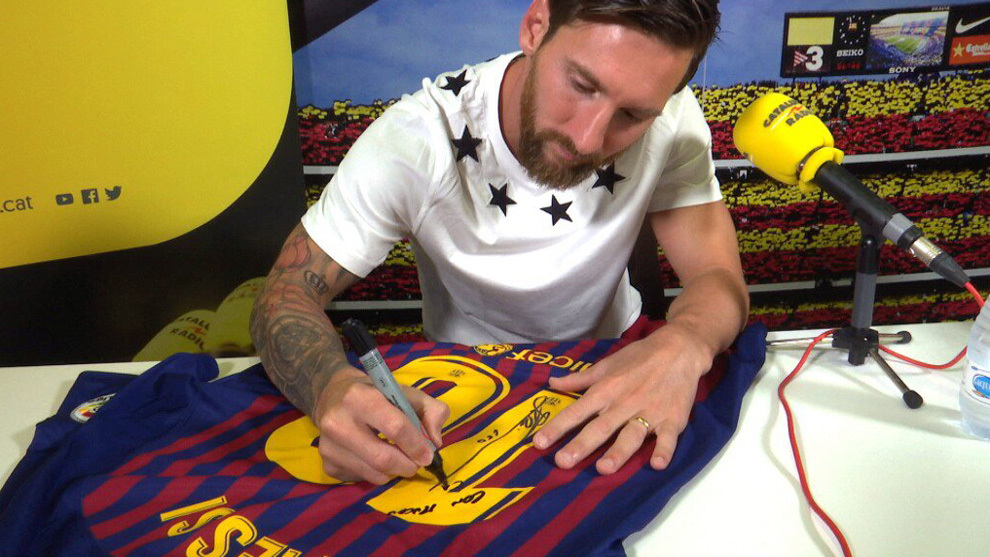 FC Barcelona star Lionel Messi.