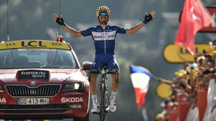 Julian Alaphilippe, en el Tour de Francia.