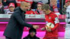 Guardiola y Lahm, en el Bayern.