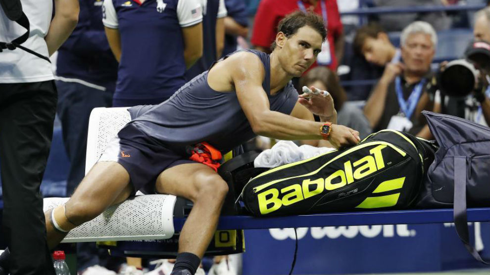 Nadal couldn&apos;t finish his US Open semi-final against Del Potro