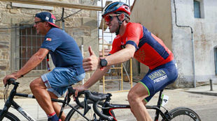 Ion Izagirre en una imagen durante la Vuelta a Espaa.