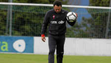 Eusebio Sacristn en su etapa como entrenador del Celta de Vigo.