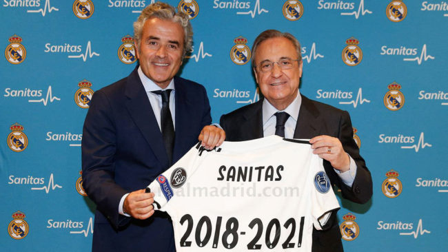 Real Madrid renew contract with private health firm Sanitas
