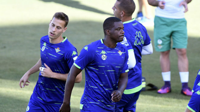 Carvalho, en un entrenamiento.