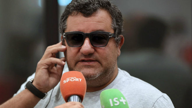Mino Raiola, one of the most important football agents