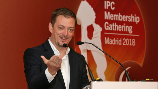 Andrew Parsons, presidente del Comit Paralmpico Internacional.