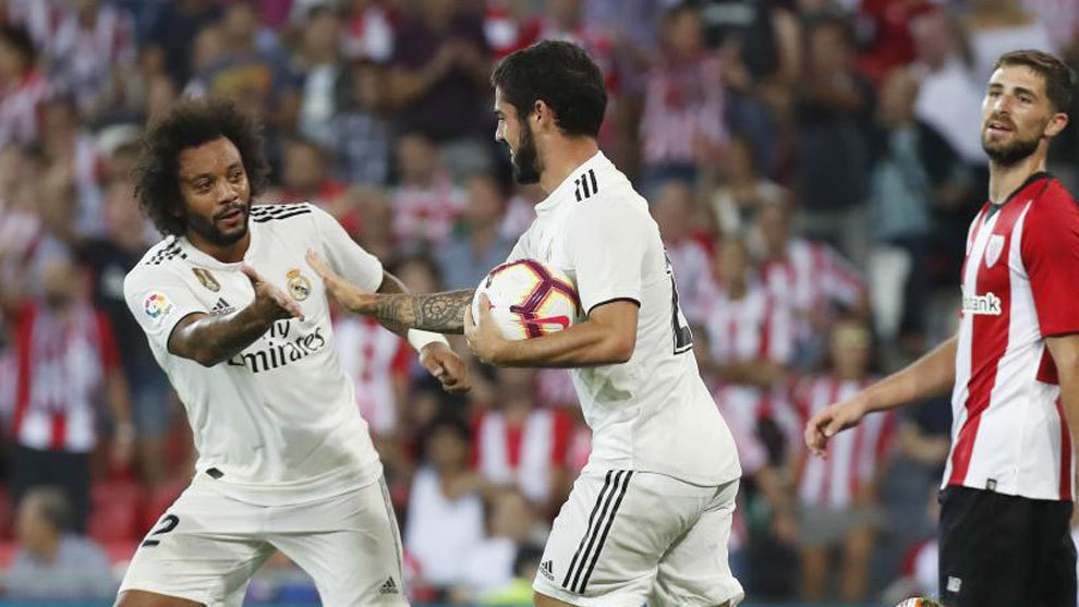 Isco headed in a Bale cross to bring Real level 1-1.