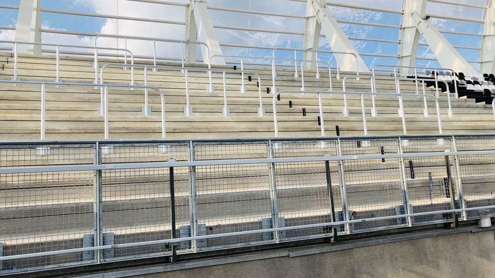 Medidas de seguridad en el estadio del Amiens para que los...