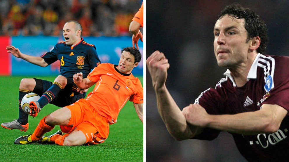 Champions League - Barcelona vs PSV: Van Bommel, the rival who took