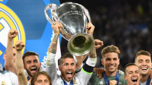 Ramos, con la Champions de Kiev