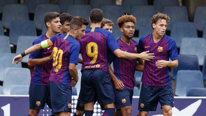 Football: Barcelona begin UEFA Youth League defence with narrow victory ...