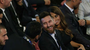 Leo Messi en una edicin anterior de los premios The Best