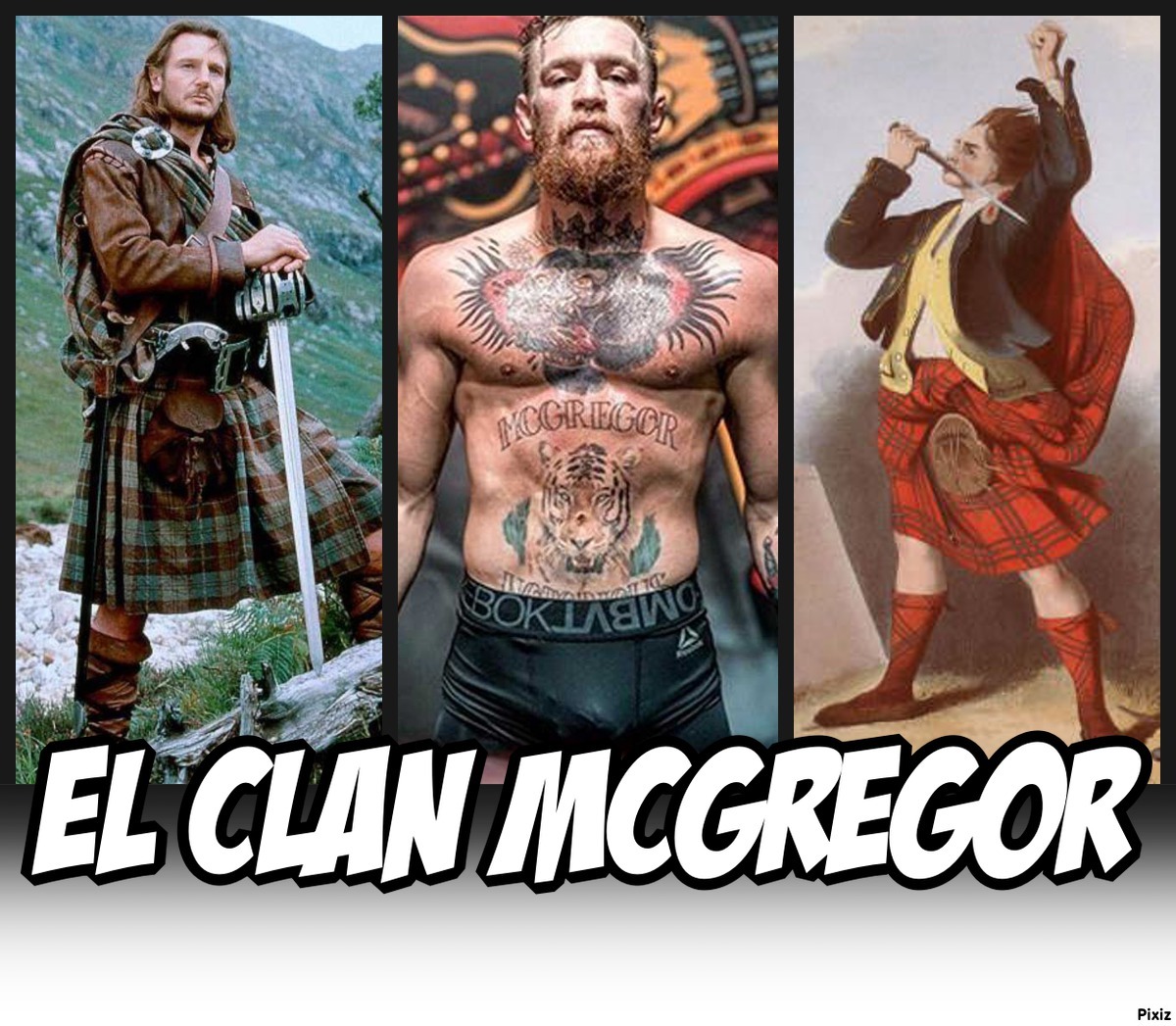 Rob Roy, Conor McGregor y un McGregor victoriano, famoso...