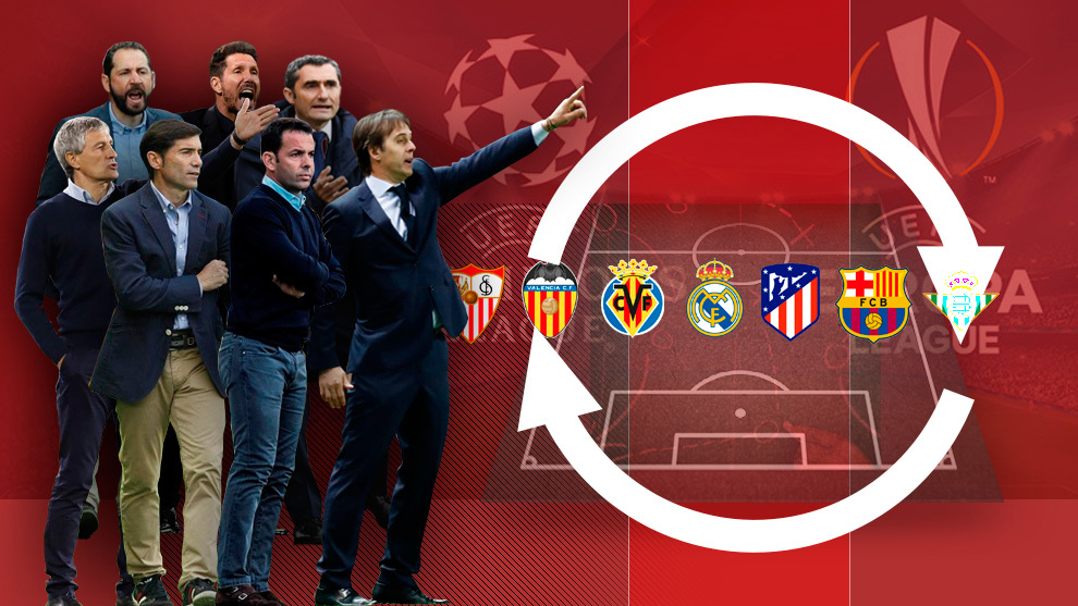 Time for rotations: Barcelona, Real Madrid, Atletico, Valencia...