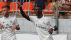 Vinicius celebra un gol con el Real Madrid B
