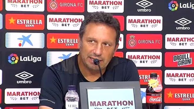 Girona manager, Eusebio Sacristan