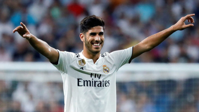 Real Madrid&apos;s midfielder Marco Asensio.