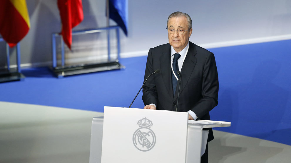 Real Madrid president, Florentino Perez