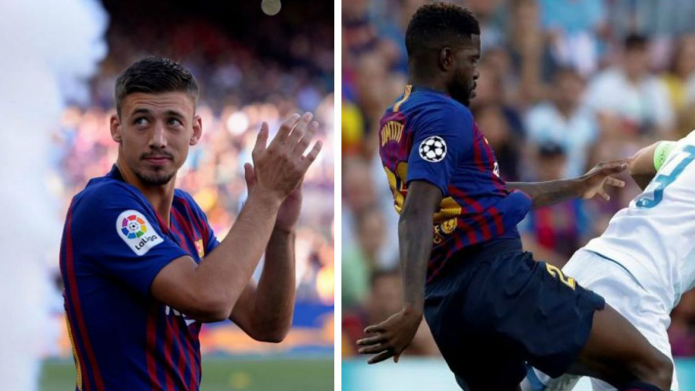 Clement Lenglet and Samuel Umtiti.