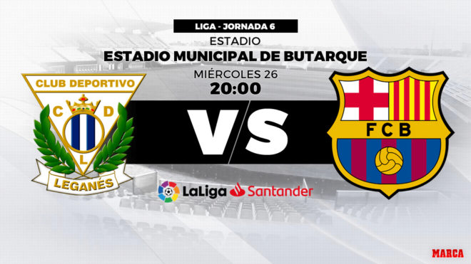 El Barcelona y el Legans se enfrenta hoy en el Estadio Municipal de...