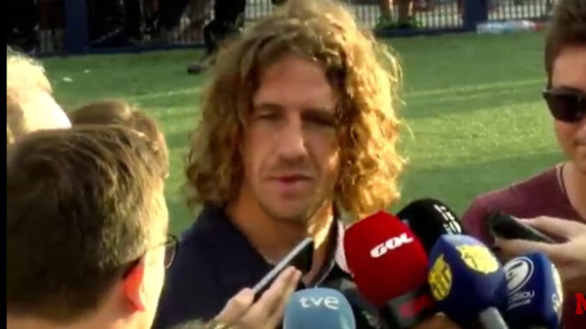 Former FC Barceolna player and captain Carles Puyol