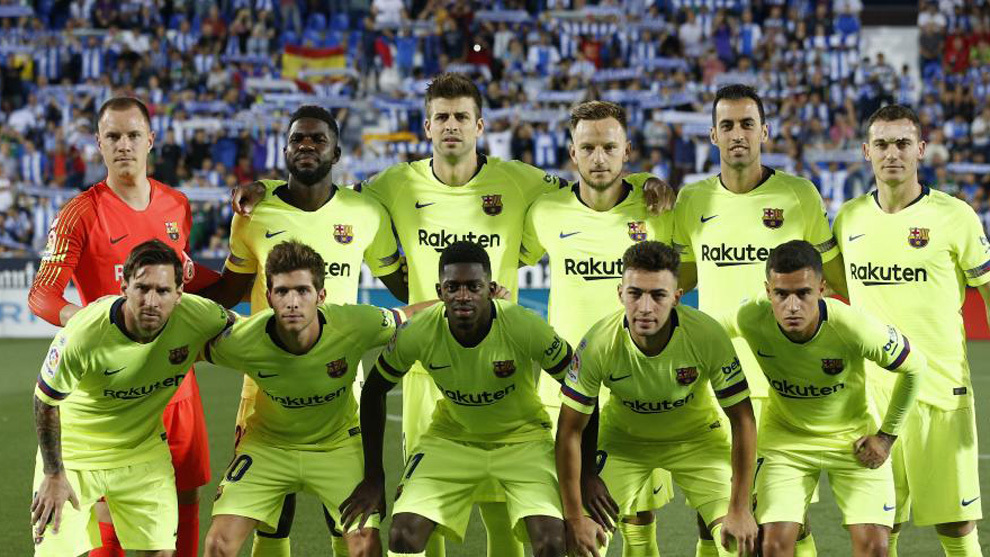 Barcelona&apos;s starting XI against Leganes