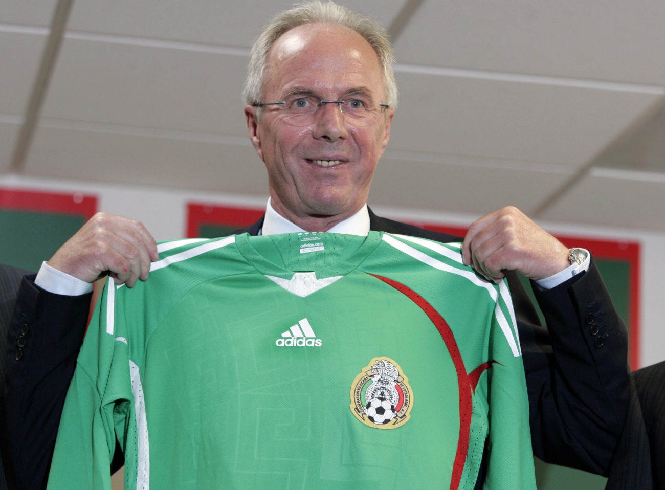 Sven-Göran Eriksson durante su etapa con la Selección Mexicana