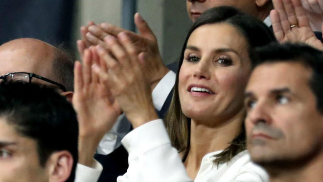 La reina Letizia: "Otra alegría más para el deporte femenino español"