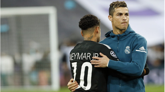 Neymar Jr. and Cristiano Ronaldo