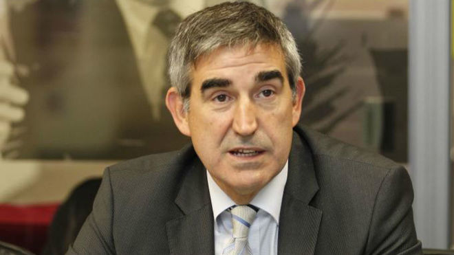 Jordi Bertomeu, director ejecutivo de la Euroliga, en una visita a...