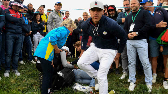 El golfista Brooks Koepka se preocupa por el estado de la mujer herida