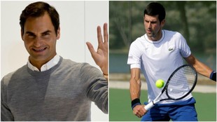 Federer y Djokovic, estrellas en Shangi
