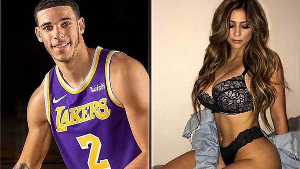 LA Lakers star Lonzo Ball left red faced by girlfriend Denise Garcia. 