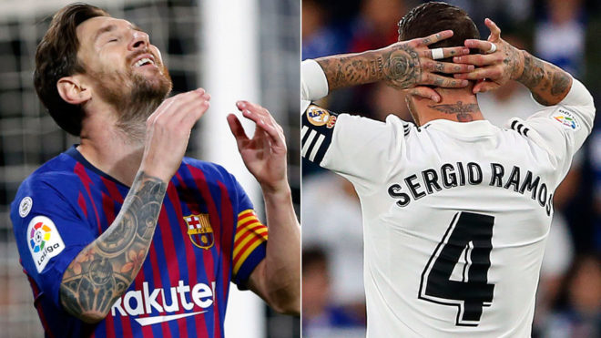 Lionel Messi and Sergio Ramos