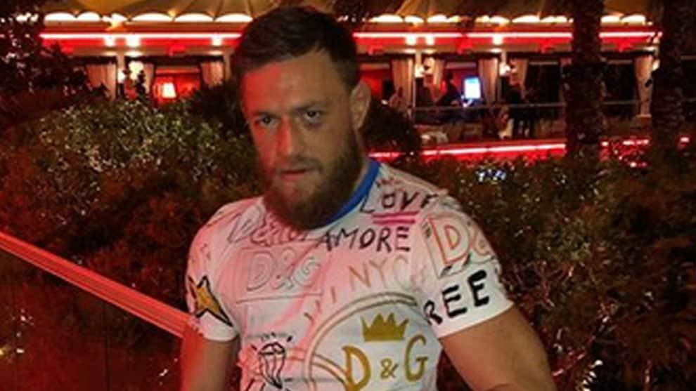 The photo published by Conor McGregor on his Instagram after the...