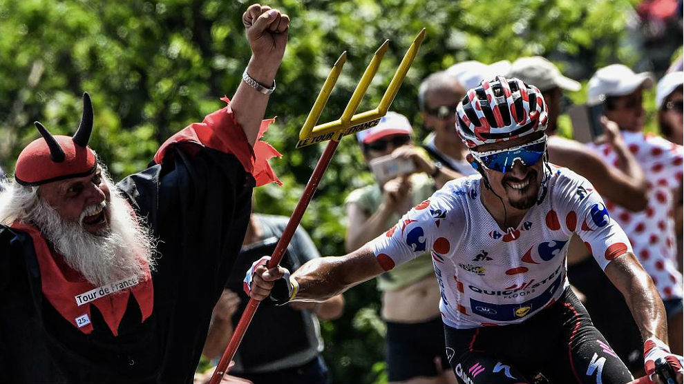 Julian Alaphilippe, en el Tour de Francia.