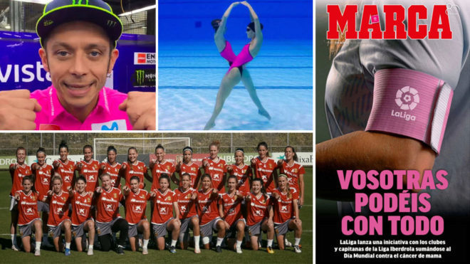 MARCA y el mundo del deporte, contra el cncer de mama: Contigo damos la cara