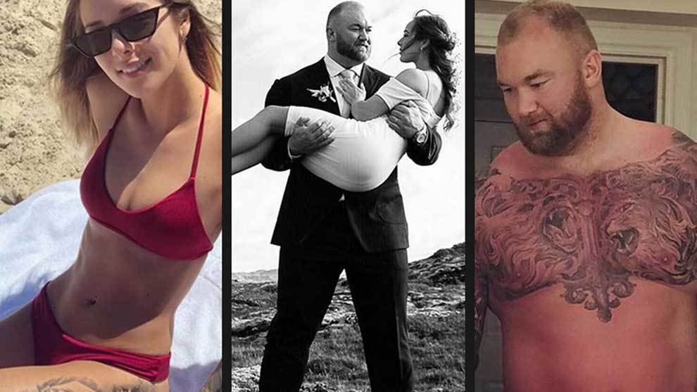 ...the Strongest Man in the World, gets married - Hafþor Julius Bjornsson.....